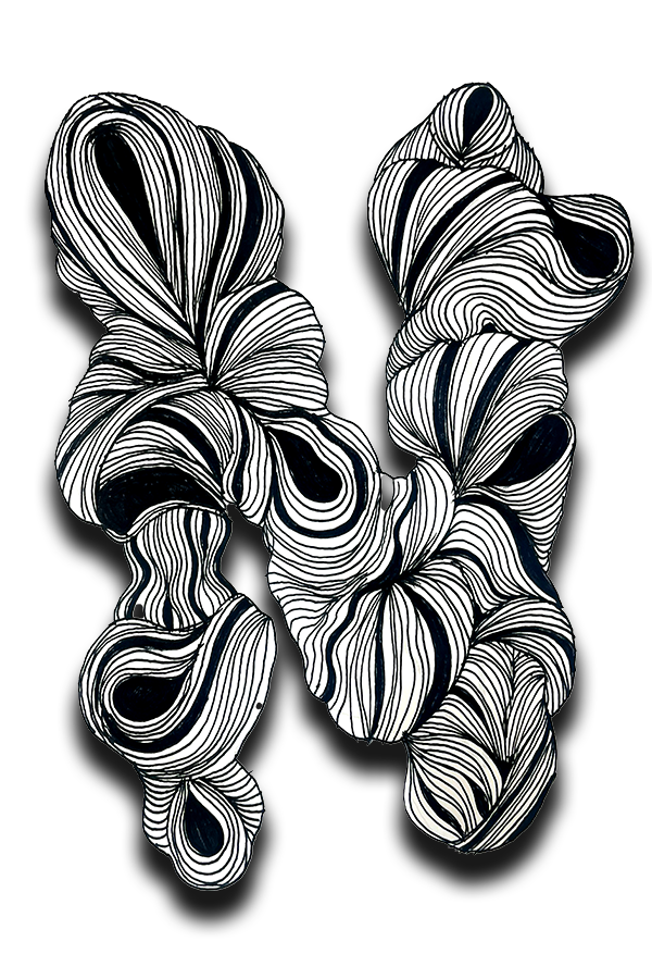 No Pressure typeface — abstract letterform thumbnail